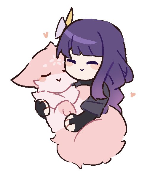 How the Archon is when <a href="/Electro_Kitsune/">Guuji Yae Miko</a> is in her fox form💜