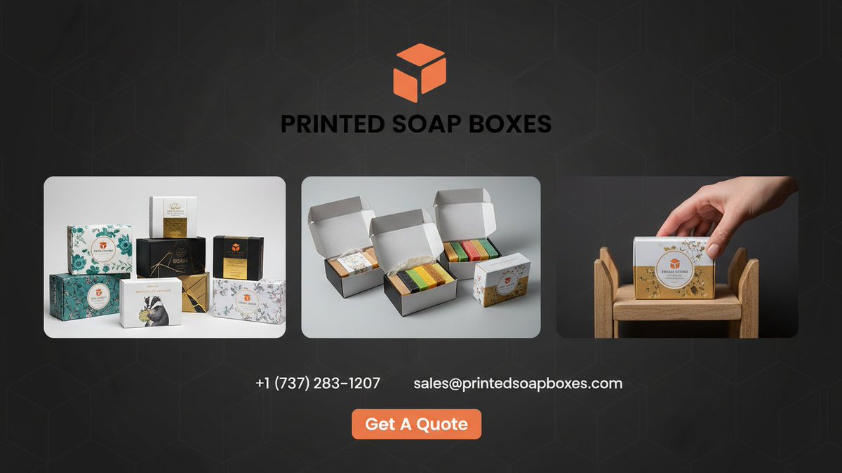 printedsoapbox's tweet image. Build brand recognition with Custom Soap Boxes Packaging With Logo durable, eco-friendly, and fully customizable for retail and handmade soap brands.

printedsoapboxes.com

 #CustomSoapBoxesWithLogo #BrandPackaging #SoapPackaging #CustomBoxes #LogoPrinting