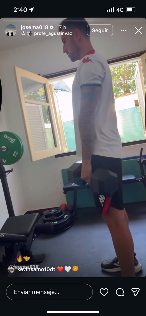 Tal como informamos ayer en el programa, José Manuel Aja debería ser el central de <a href="/UEoficial/">Unión Española</a> En la foto entrenando en Uruguay con la ropa del club