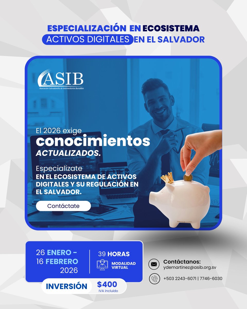 ASIB92's tweet photo. En nuestro seminario, se desarrollaran ejemplos y ejercicios prácticos de como tokenizar bienes inmuebles o instrumentos de deuda, de acuerdo a la normativa local.

Participa y aprende.

El Futuro Financiero ya esta aquí y es momento de ser parte de el. https://t.co/hDNDcNaFzb
