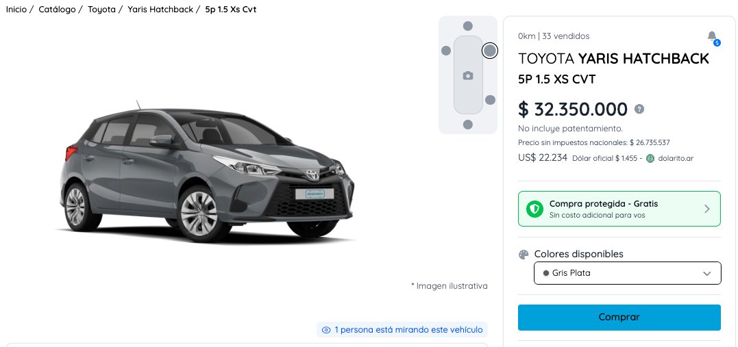 elcerokmcom's tweet image. El Toyota Yaris más barato que te podes comprar vale USD $22.234. Es un de concesionario oficial que publica sus precios en nuestro sitio.