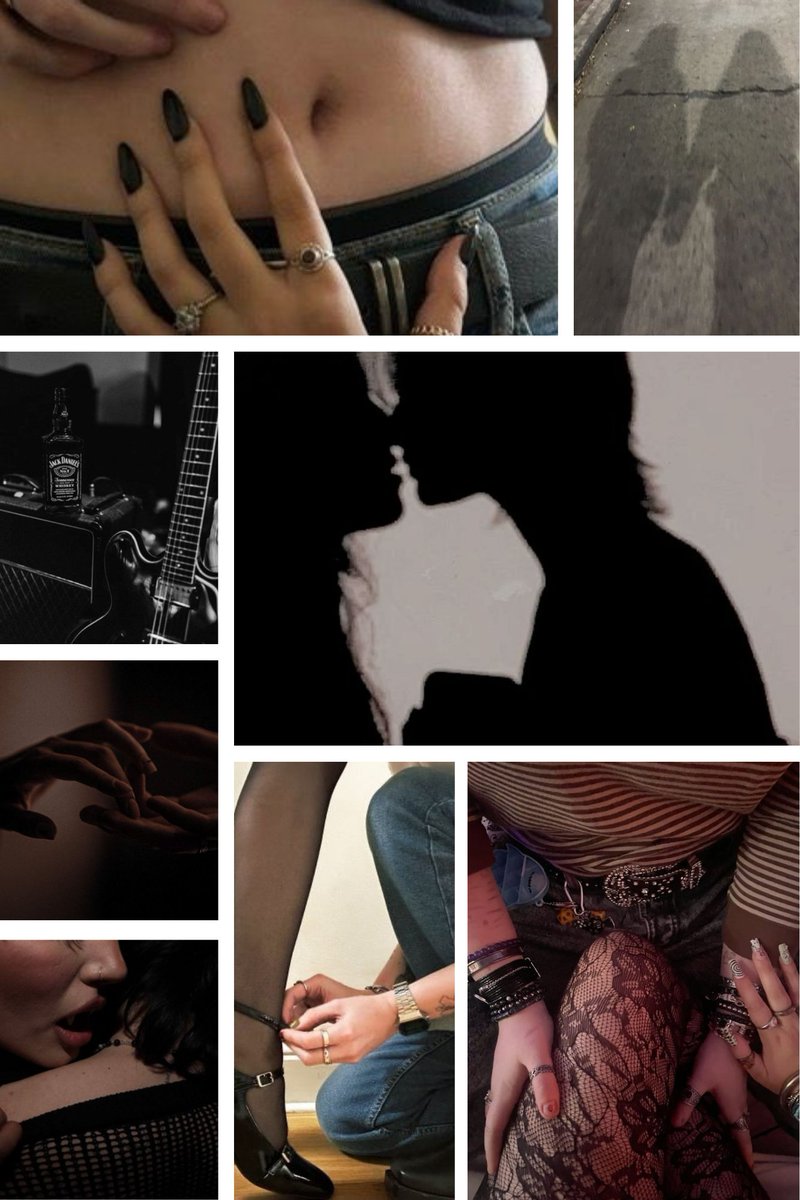 Red_Rose_232's tweet image. This AU has now invaded my brain, so I had to make a mood board. Thank goodness for the Canva app lol