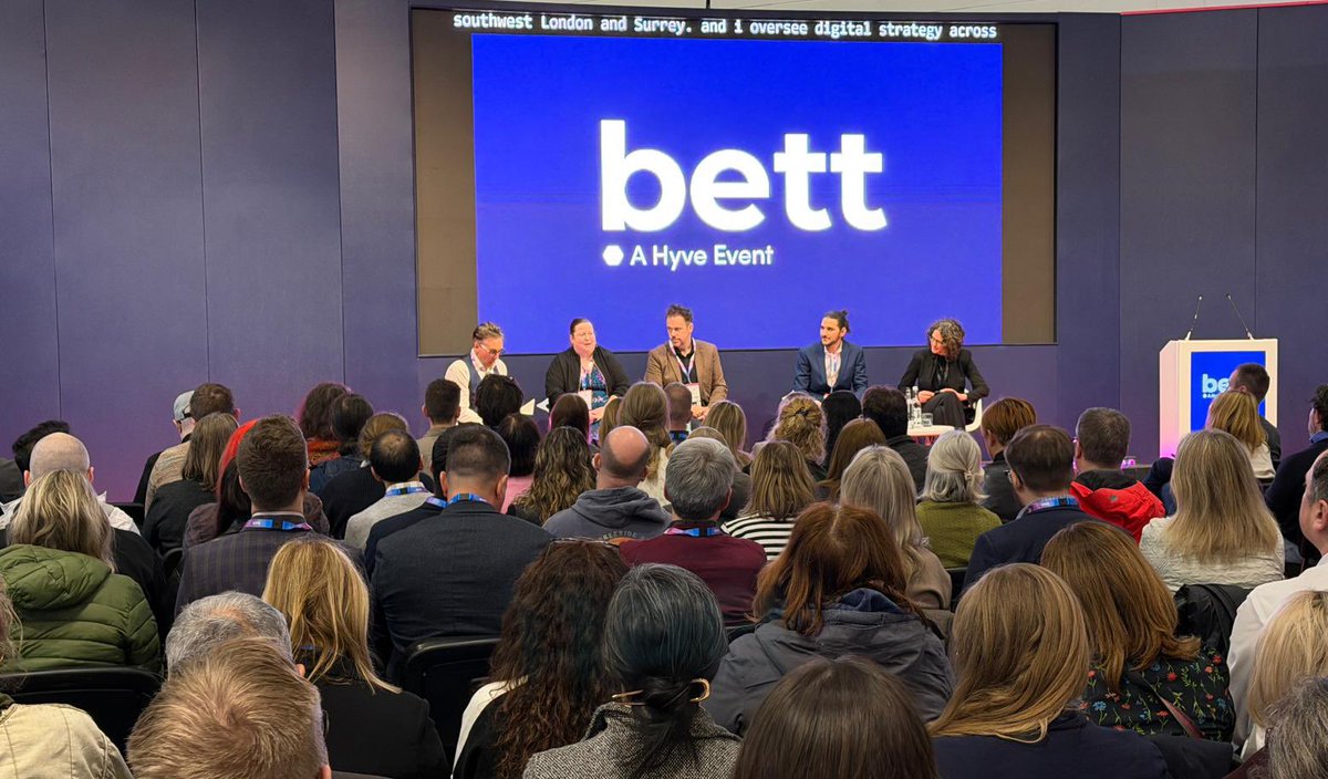 LEOacademies's tweet photo. 💬 Getting results: Putting AI strategy into action

@MrsShirley8 joined @IntelUK to share how we’re integrating AI through a clear strategy, strong governance &amp; practical AI tools. Key takeaway: create dedicated time for staff development &amp; training.

#BettUK2026 #WeAreLEO 🦁 🧡 https://t.co/N6lIeTPaIn