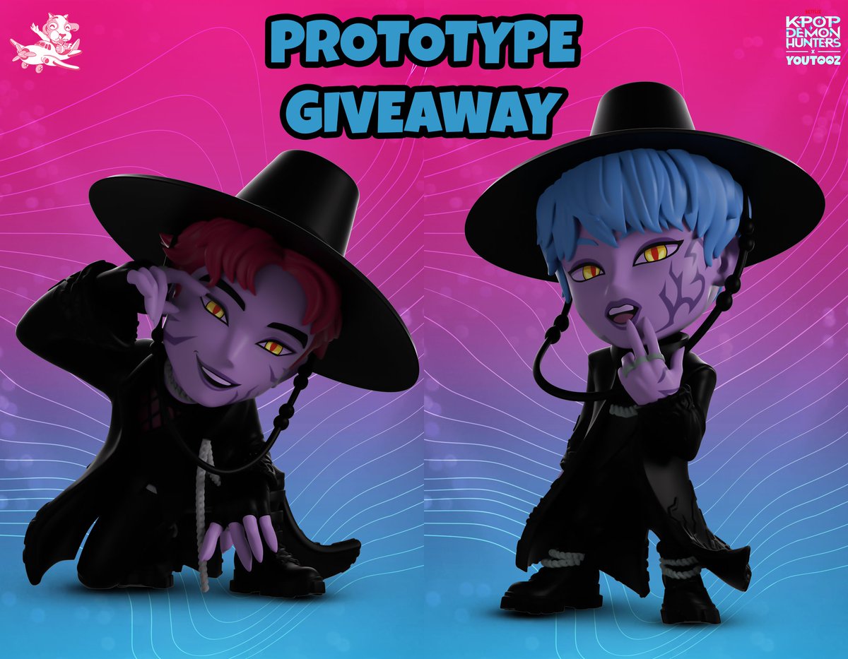 sup #KPOPDEMOMHUNTERS  fans? it's time for a prototype figure giveaway!

for a chance to win an ultra rare Abby or Baby prototype:

LIKE + REPOST + COMMENT + FOLLOW ❤️♻️💬🐐

2 lucky winners will be randomly selected on JAN 27 🎁