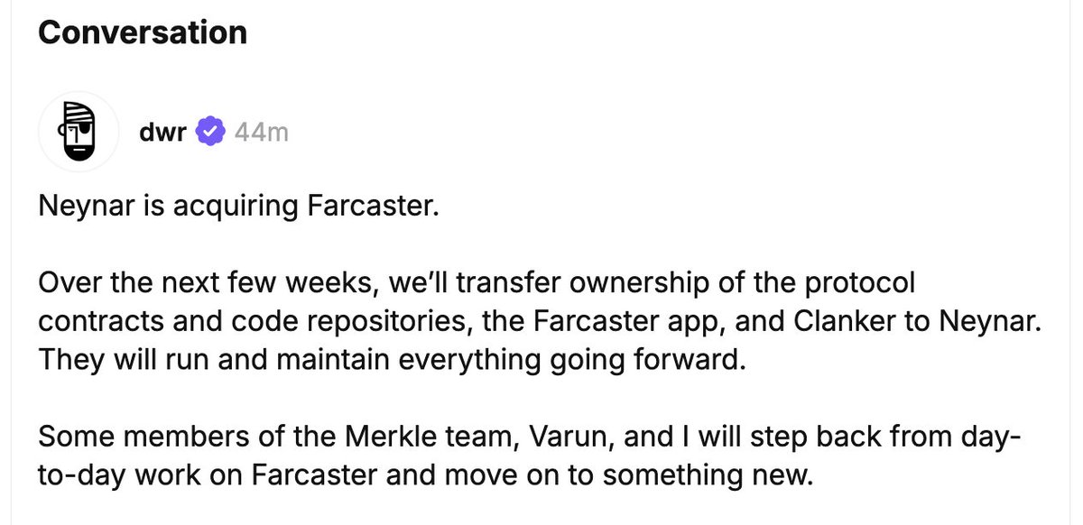 is it truly decentralized if you can be acquired???
