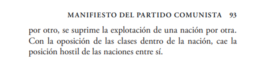 edextaticas's tweet photo. Los siguientes dos párrafos del Manifiesto son una muestra de impecable internacionalismo. Siguiendo lo que hemos visto, el proletariado se organiza, si tiene visos de victoria, al nivel de su enemigo. Conforme el capital se globaliza y la burguesía se asocia supraestatalmente, https://t.co/kxip22SgWN