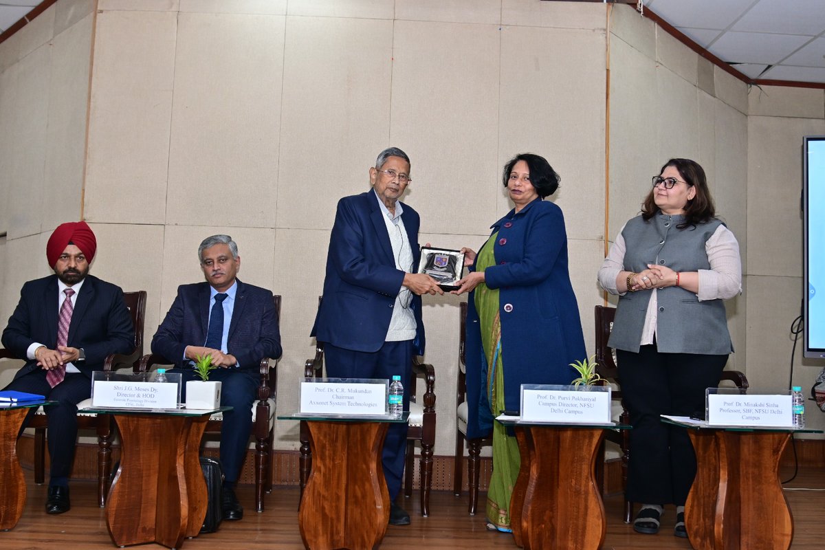 NFSU_Delhi's tweet photo. Today, we inaugurated the Three Day Hands On Workshop on Investigative Tools in Forensic Psychology, marking Forensic Psychology Day 2026. The workshop received over 100 registrations from participants of varied domains.
#NFSUDelhi #ForensicPsychologyDay2026 #InvestigativeTools https://t.co/GxCq06SEZ3