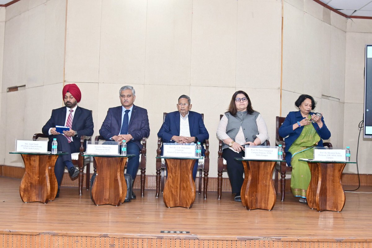 NFSU_Delhi's tweet photo. Today, we inaugurated the Three Day Hands On Workshop on Investigative Tools in Forensic Psychology, marking Forensic Psychology Day 2026. The workshop received over 100 registrations from participants of varied domains.
#NFSUDelhi #ForensicPsychologyDay2026 #InvestigativeTools https://t.co/GxCq06SEZ3