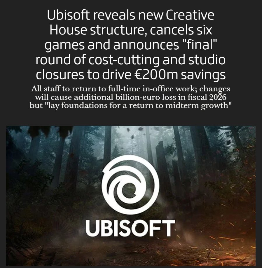 Grummz's tweet image. More details: Ubisoft has gone Harry Potter, dividing itself into 5 "creative houses", one of which focuses on Live Service games.

We getting a Skull &amp;amp; Bones live service game?

• Vantage Studios (1): AC, Far Cry, Rainbow Six → Scale to annual billion-dollar brands 

• House…