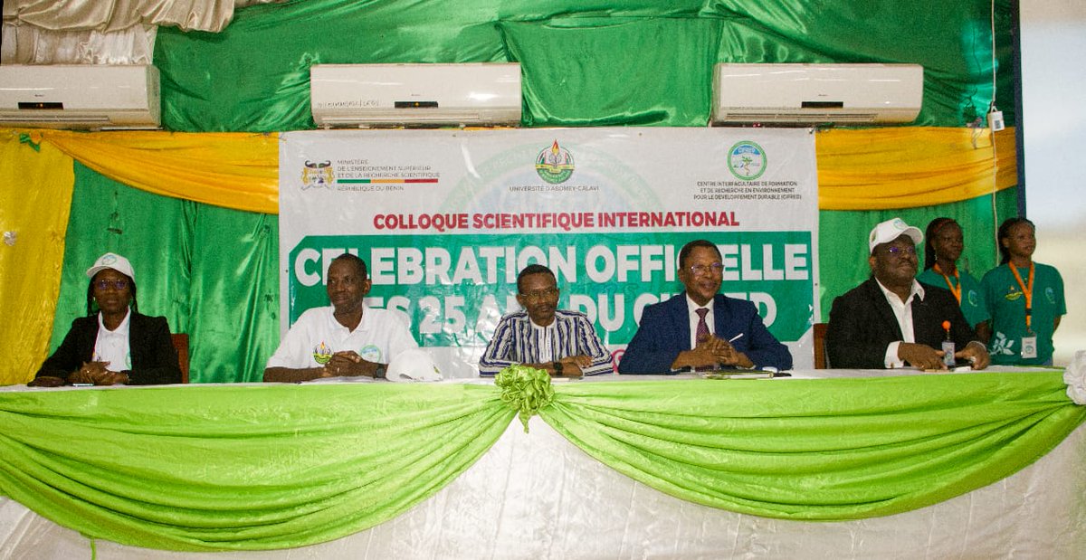 Le #CIFRED célèbre 25 ans au #service de l'#environnement 

@UAC Benin <a href="/gouvbenin/">Gouvernement du Bénin 🇧🇯</a>

*PLUS DE DÉTAILS ICI 👇*

agratime.com/le-cifred-cele…