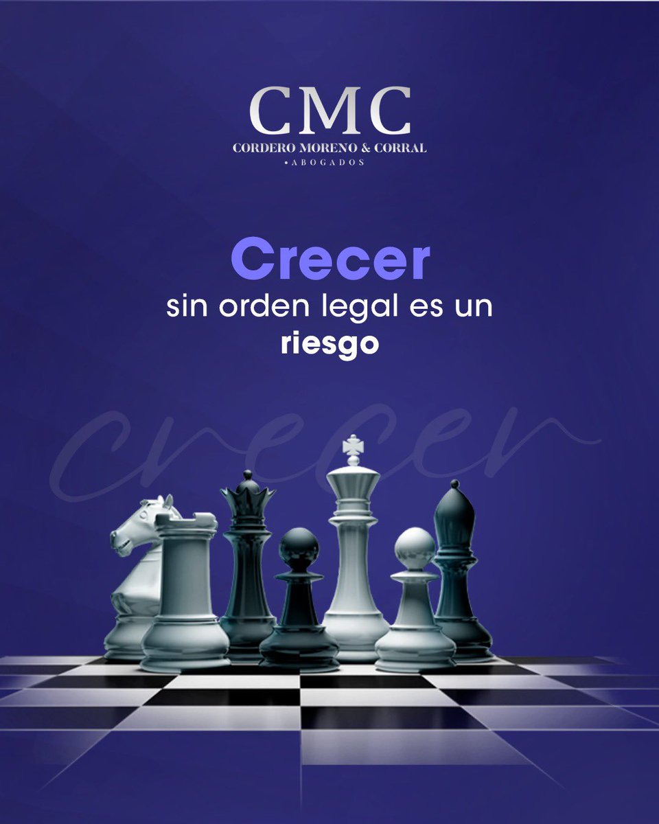 📈 El crecimiento empresarial debe ir acompañado de estructura legal
Te ayudamos a crecer con seguridad y respaldo jurídico. ⚖️🤝

📱 Celular: 099 435 6491
📞 Teléfono: 288 1511
✉️ Correo: culloa@cmc.com.ec

#AsesoríaLegal #DerechoEmpresarial #CrecimientoSeguro #Empresas