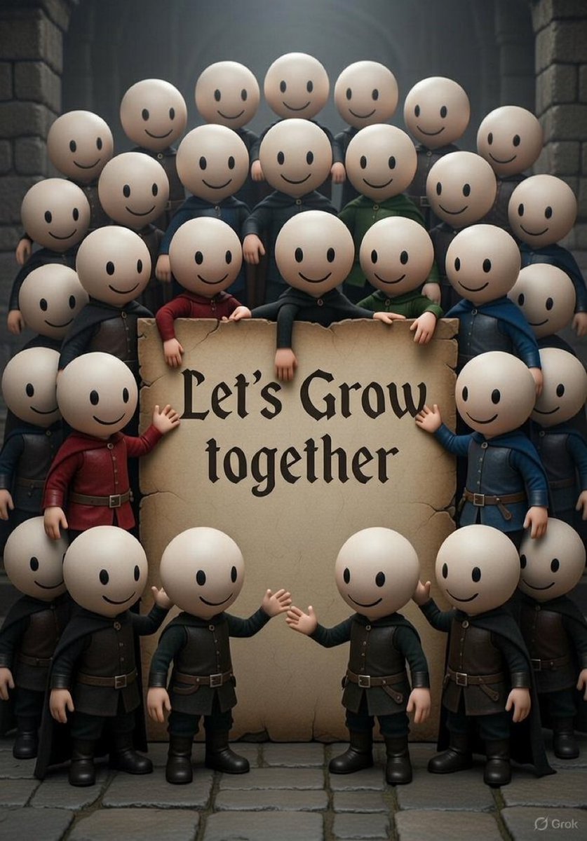 Small account matter 

Say hello 👋 

Let grow together