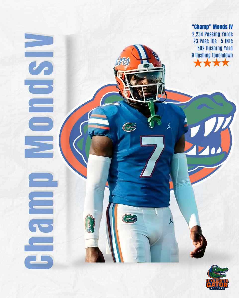 IYAAG_Kyle's tweet photo. Head Coach Jon Sumrall and QB Coach Joe Craddock are expected to visit Vero Beach Highschool to visit with 2027 Target QB Wonderful "Champ" Monds IV today.

@IYAAGPodcast 

#GoGators https://t.co/3GGXN2k6kJ