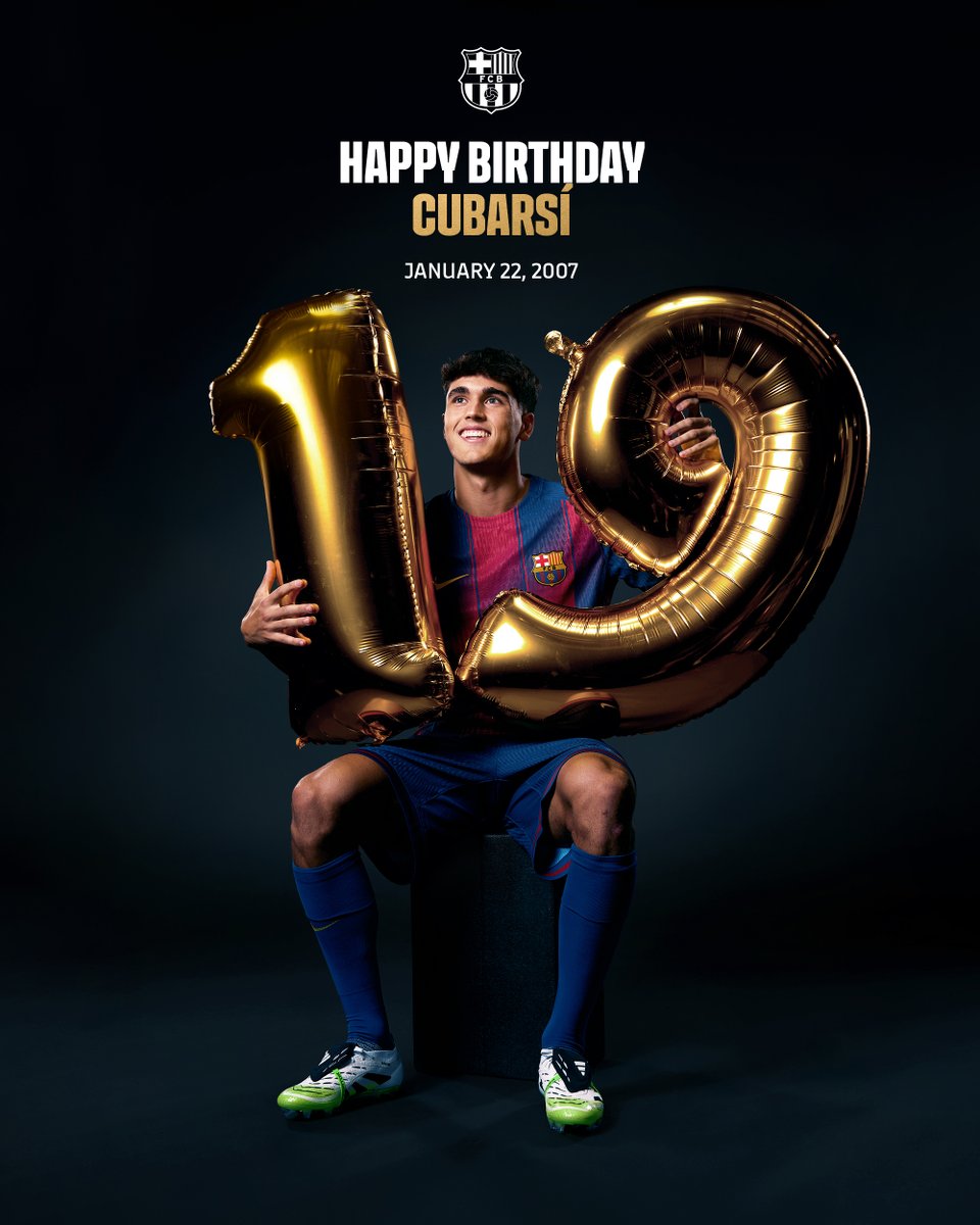FCBarcelona's tweet image. Happy birthday, Pau 🎂