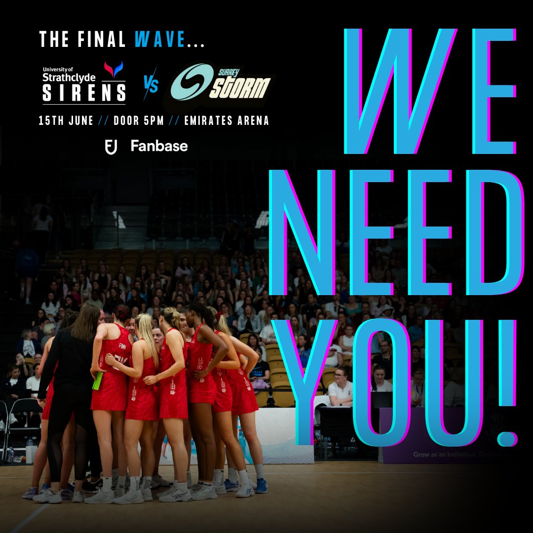 Davidjason79981's tweet image. @SirensNetball Ride the Final Wave! 🌊
Don’t miss out on our last match ever as we say goodbye 🥺
Grab your tickets now and be part of this unforgettable moment! 🎟️
app.fanbaseclub.com/Fan/Tickets/Se…

#FinalWave #Netball #NSL2024 #NSL2.0