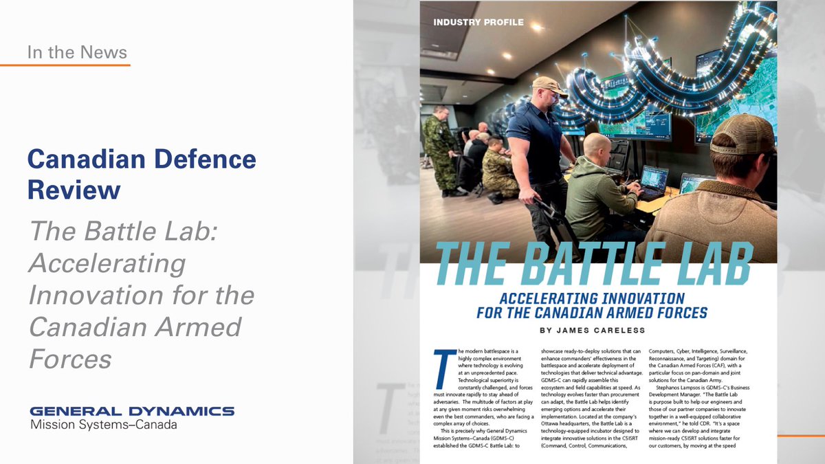 General Dynamics Mission Systems–Canada tweet media