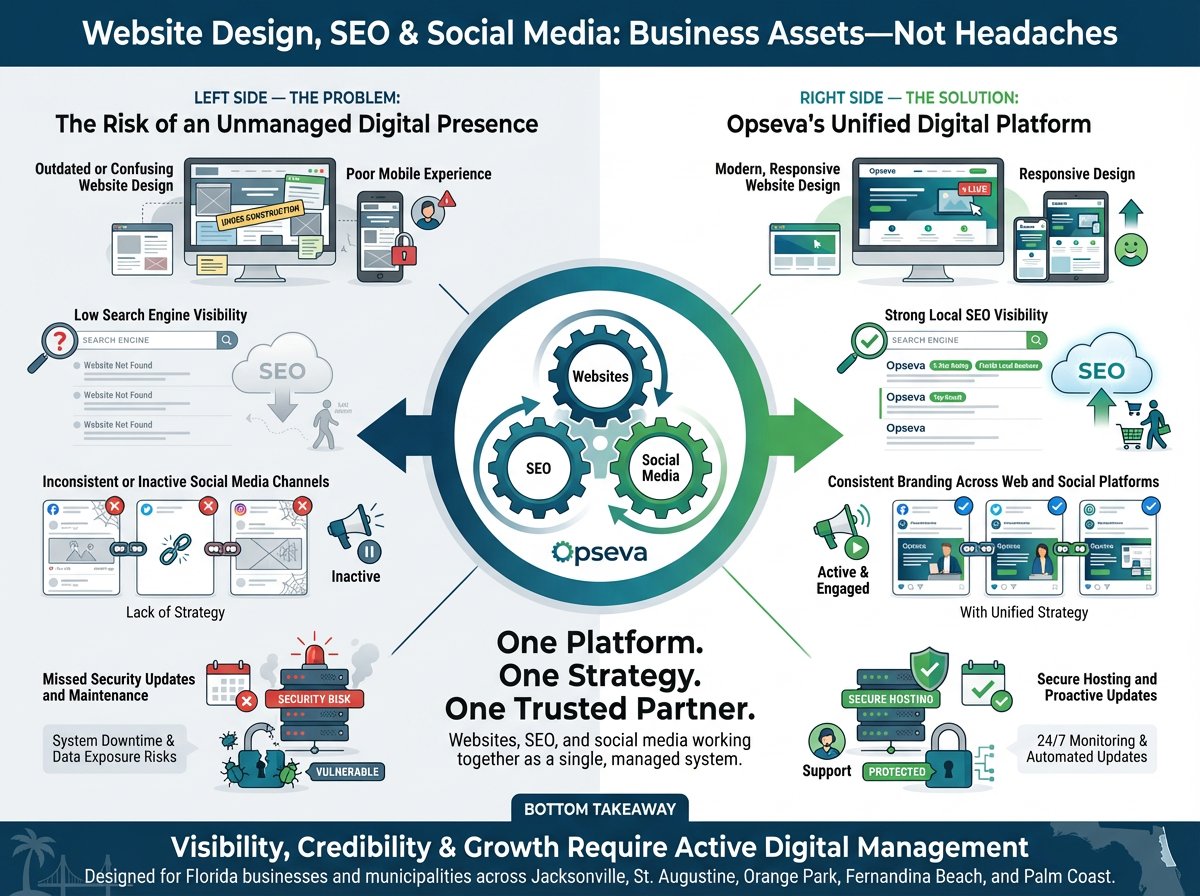 OpsevaMSP's tweet photo. A disjointed digital presence costs credibility and leads. Learn why aligning your website, SEO, and social channels matters: https://t.co/3N7P1N7wlQ

#Marketing #SEO #Branding #DigitalPresence https://t.co/9MD7Rb55ew
