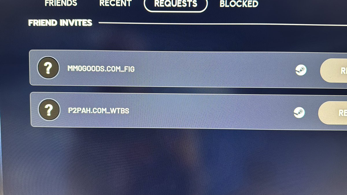 KevinZ750's tweet photo. @ARCRaidersGame when are you all getting the bot account kicked and blocked for ingame requests. Every day i got 10 to 15 .! https://t.co/kzIyRD9Nv0