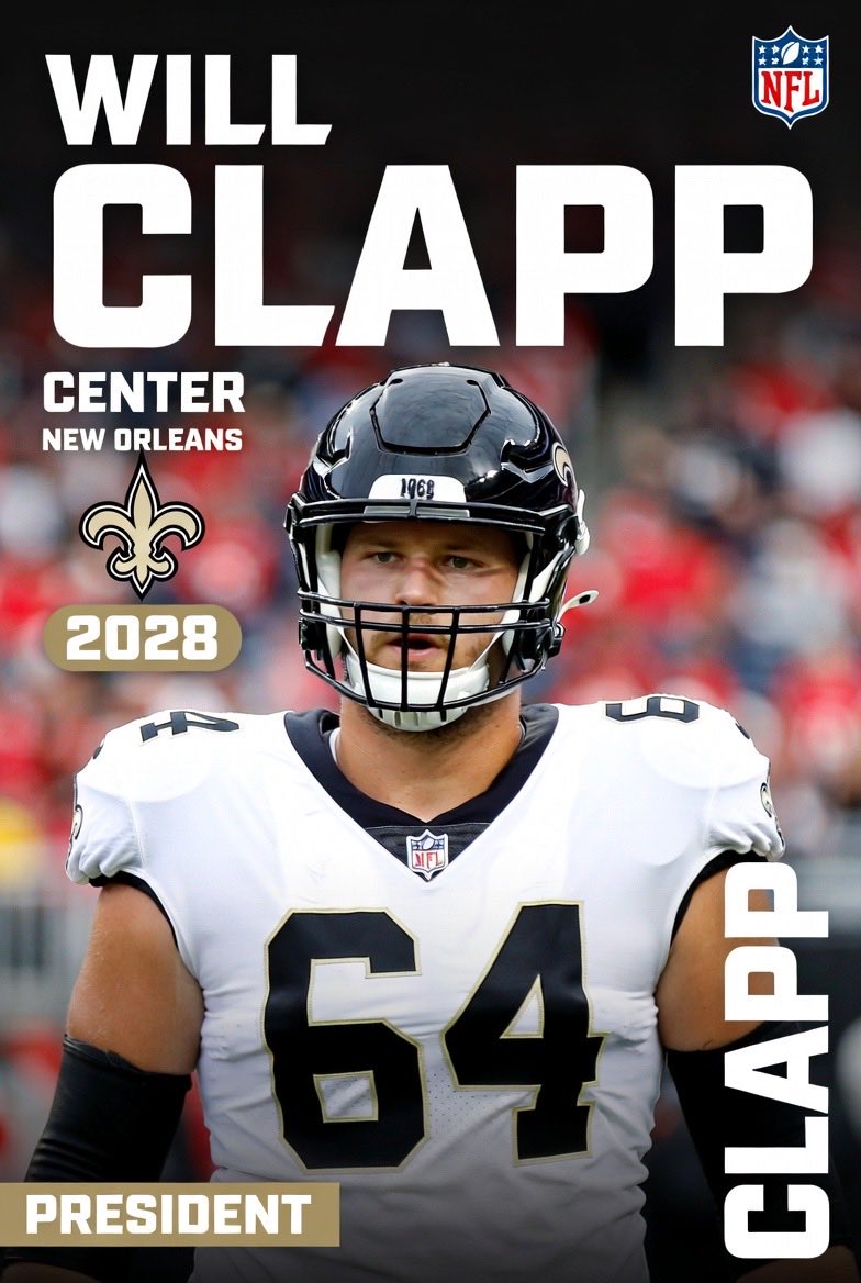 WillClappStan's tweet photo. @NFL @_willcompton Clapp for president 2028 with VP General Booty https://t.co/BJMtKdjxZn