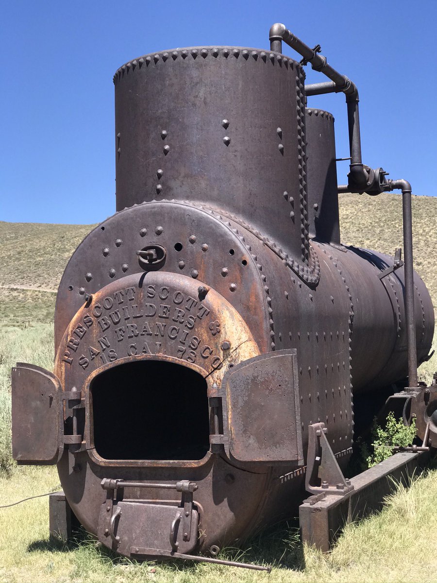 CimaronH's tweet image. Theme: Open Doors

Open firebox doors on an old locomotive boiler. It stands in defiance to the harsh elements of the California high desert. Laughing, while its wooden ghost town neighbors, across the field, struggle to endure.
#PMJWeeklyChallenge #OpenDoors @pmj_photos