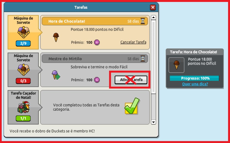 RitSims's tweet image. Tarefas BUGADAS no @HabboPTBR ! O botão de ativar a Tarefa está bugado, e a Tarefa não completou mesmo chegando em 100%! O jogo está funcionando, mas no momento não da para completar as Tarefas!
@Habbo #Habbo