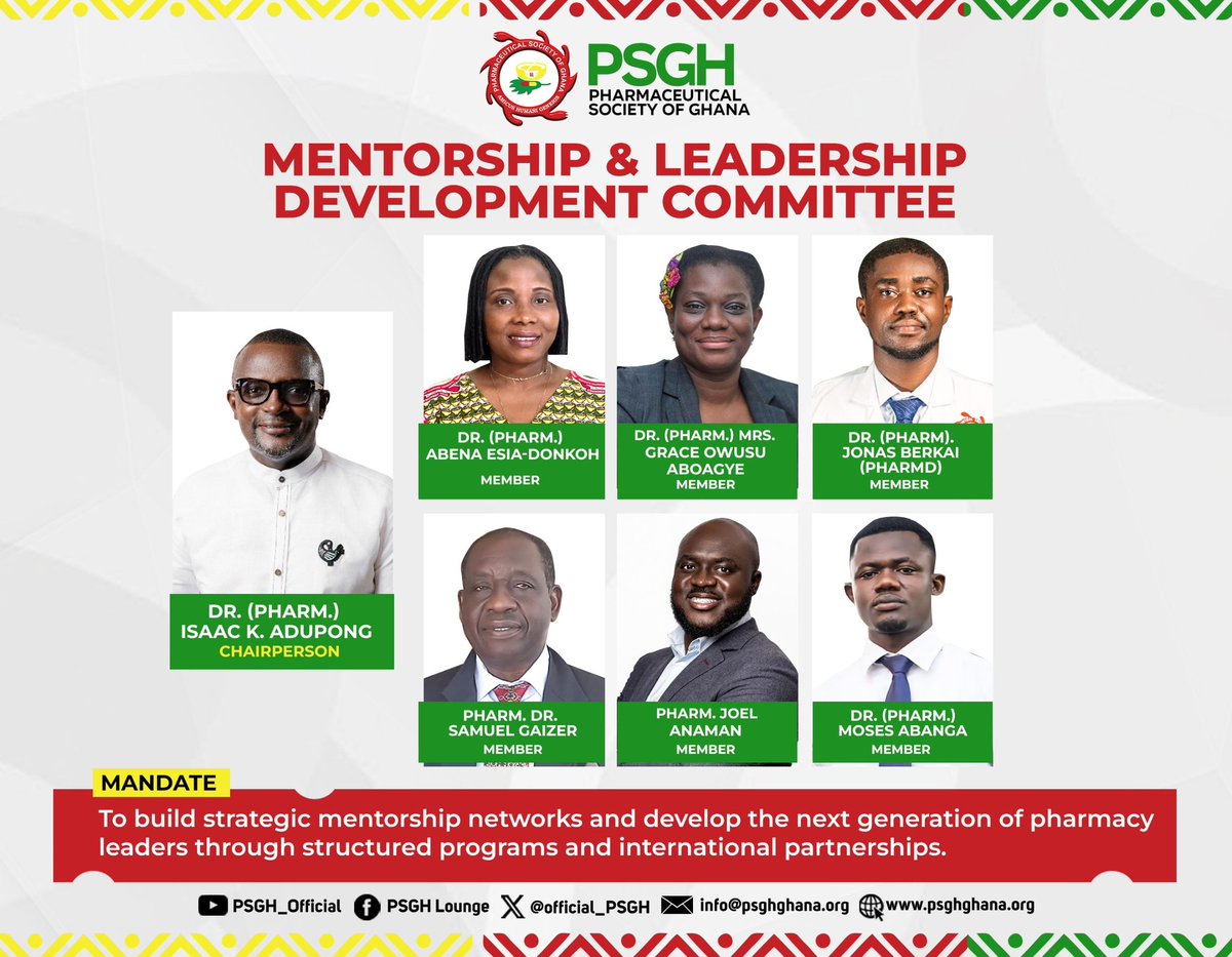 mnabanga_'s tweet image. *KNOW YOUR STRATEGIC COMMITTEES*

Behind every bold decision is a dedicated team.
Meet the PSGH Strategic Committees for 2025/2026

*MENTORSHIP &amp;amp; LEADERSHIP DEVELOPMENT COMMITTEE*

Thank you #PSGH
Now let's get to work!💪🏿
@Official_PSGH
