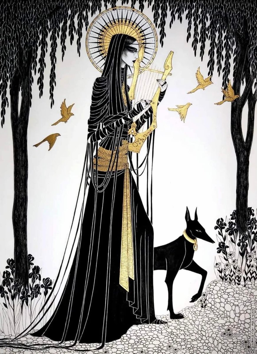 sanjabh's tweet image. “Become an alchemist. Transmute base metal into gold, suffering into consciousness, disaster into enlightenment.”

— Eckhart Tolle

[ Art • “The Song of Wandering” by Orphné Achéron ]