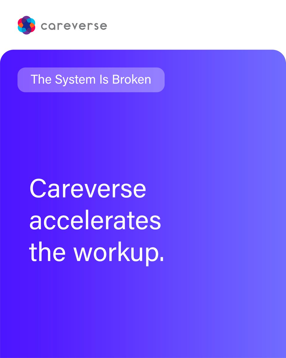 careverseai's tweet photo. Careverse connects people, providers, data, and decisions so diagnostic pathways move sooner, not years later.
#Careverse #Healthcare #Wefunder https://t.co/fc6haB5a8K