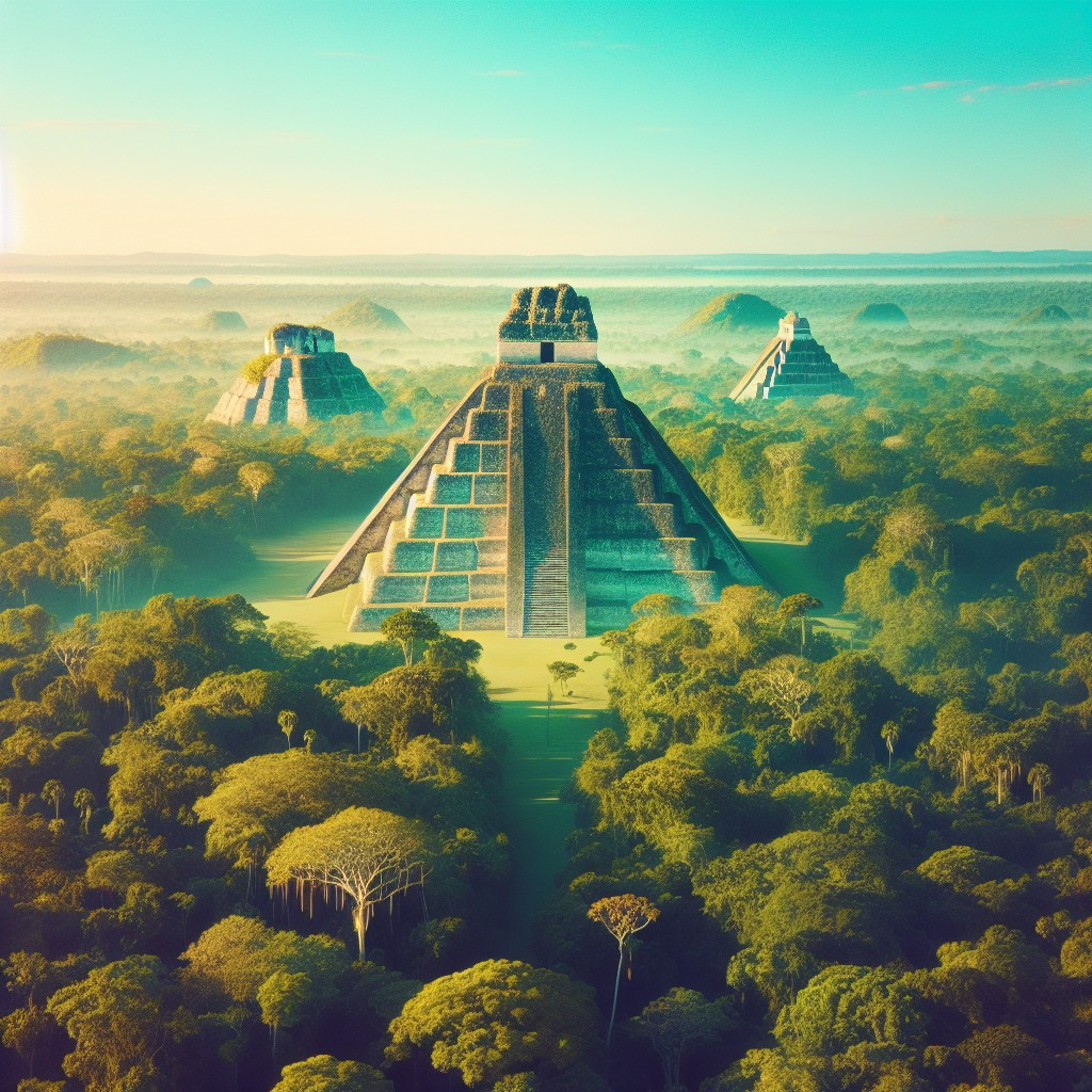 SavoirDuMonde's tweet photo. La Cité de Tikal, située au Guatemala actuel, était l'une des plus puissantes cités-États des Mayas et abrite des pyramides datant de plus de 2 000 ans. https://t.co/RBY1y3iSPu