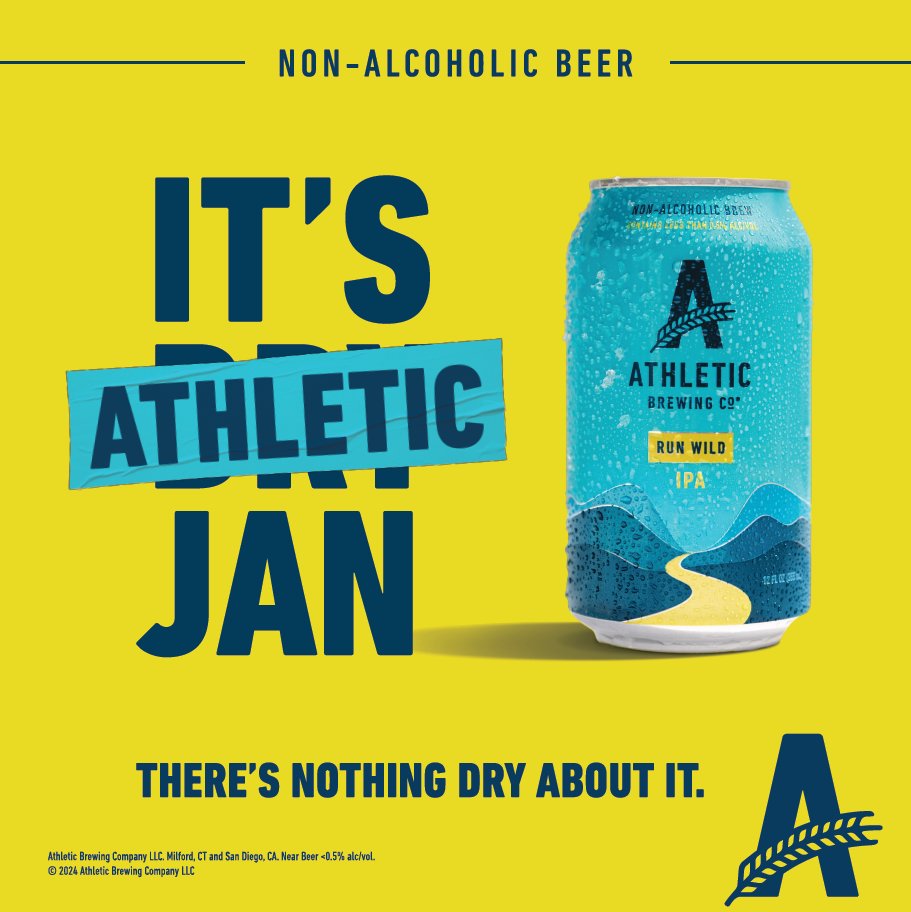 Goodbye dry, hello delicious. 👋
We promise, there's nothing dry about #AthleticJanuary. Stock up, kick back, and make this month (or day, or week, or whatever) one of your favorites yet.