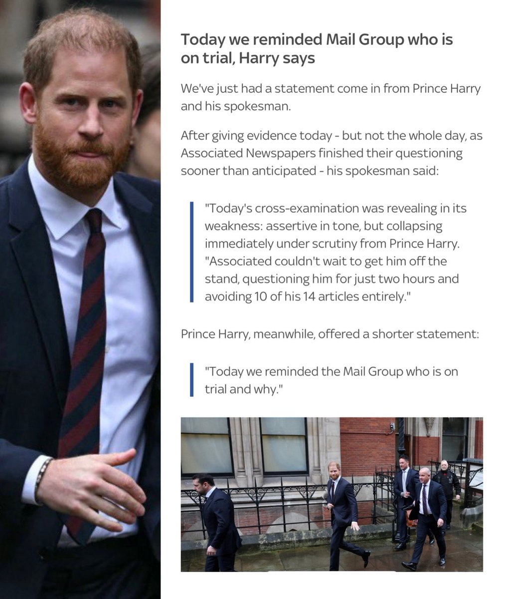 <a href="/LBC/">LBC</a> Daily Fail is buckling.
They had all day to grill Harry,yet they could not wait to get him off the stand.

Paul Dacre need to explained  why he literally lied under oath at the Leverson Inquiry!

Can’t wait for the #stephenlawrence and #EltonJohn  testimony 
#DailyFailHacks