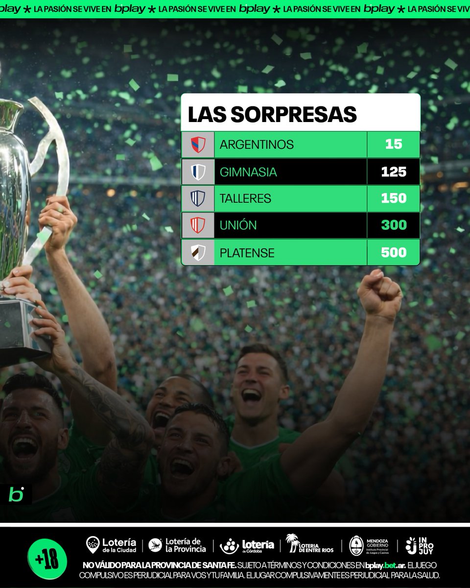 bplay_ar's tweet image. ¿Están listos para el inicio del torneo? 👀⚽️

Entrá al link 👉 bplay.bet.ar y hacé tu jugada.