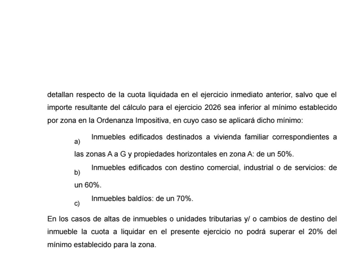Los vecinos de Bahía Blanca merecen una explicación clara. En los últimos días se empezo a ver una enorme cantidad de reclamos por boletas de la tasa municipal con aumentos que van del 100% al 800%, comparando diciembre de 2025 con enero de 2026.

Esto llama mucho la atención,
