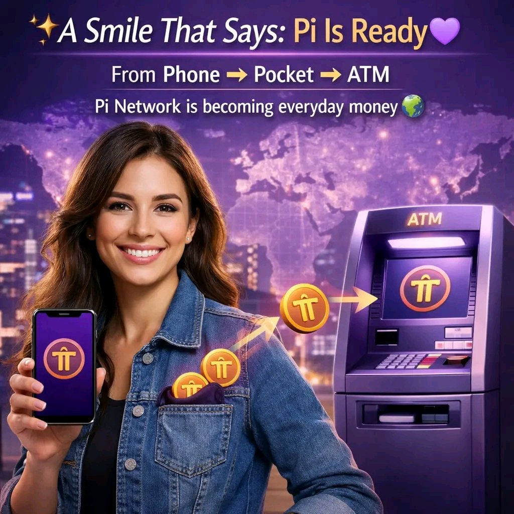 PiMigrate's tweet photo. โจ A Smile That Says: Pi Is Ready ๐
From phone to pocket to ATM ๐ณ
$Pi Network is becoming everyday money ๐
We didnโt rush โ we built ๐ฅ
Join Tg
https://t.co/6toN9ftNmR
#PiNetwork #PiUtility #PiPayments #FutureIsPi #BlockchainWorld https://t.co/dOLjvJfOXq