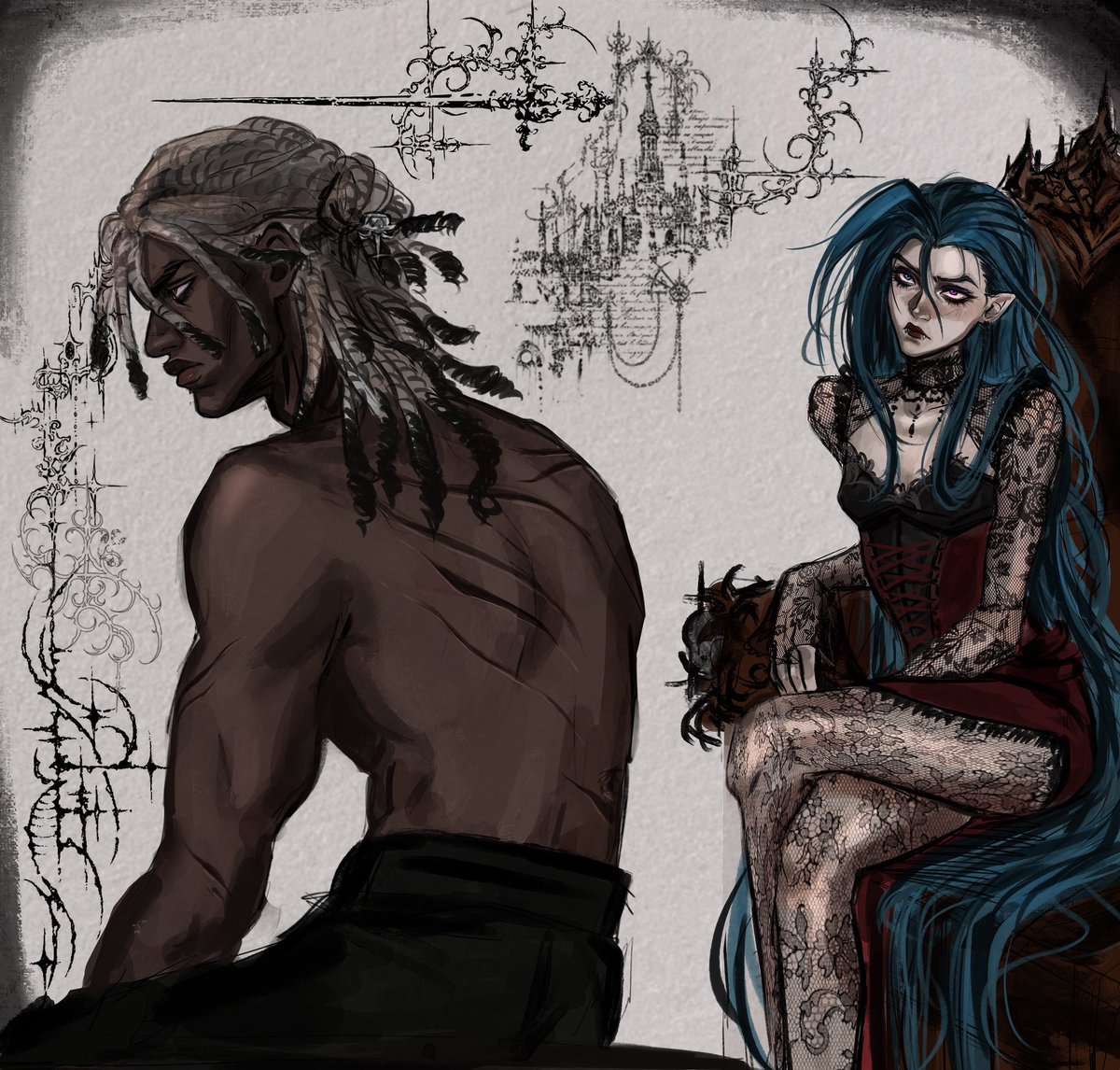 IwachansArm's tweet image. My vampbomb au collection so far… and yeah, there’s definitely more coming #timebomb