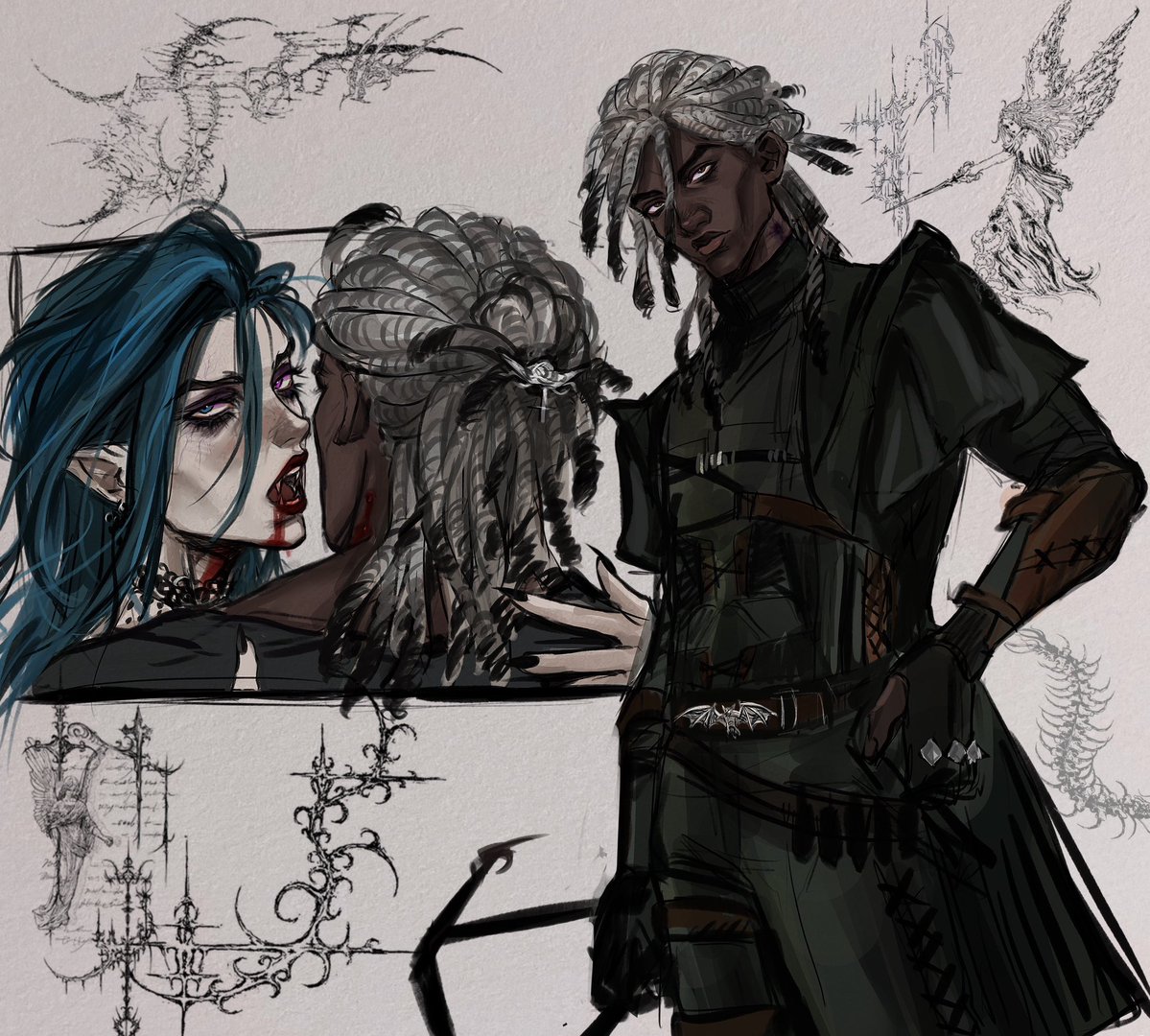 IwachansArm's tweet image. My vampbomb au collection so far… and yeah, there’s definitely more coming #timebomb