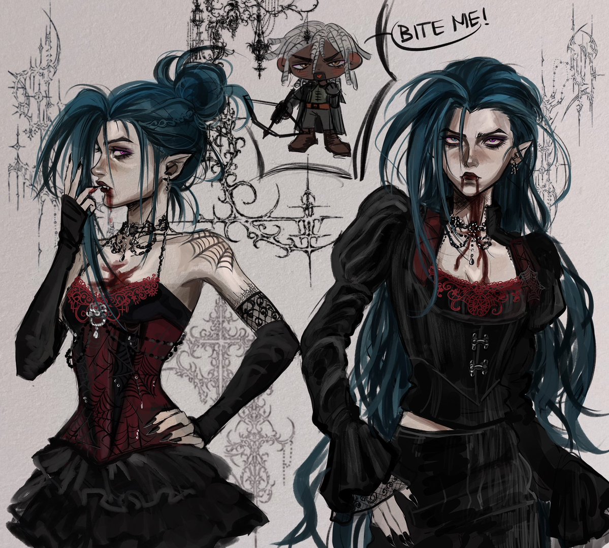 IwachansArm's tweet image. My vampbomb au collection so far… and yeah, there’s definitely more coming #timebomb