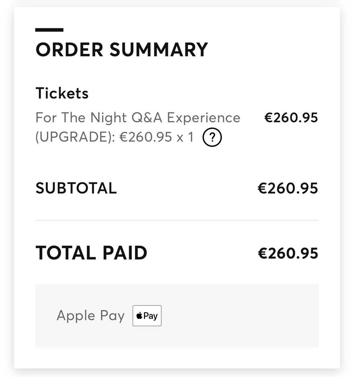 parendise's tweet image. can you help me understand what kind of fees are included for the price to go up by almost €100? this is for antwerp @madisonbeerhq