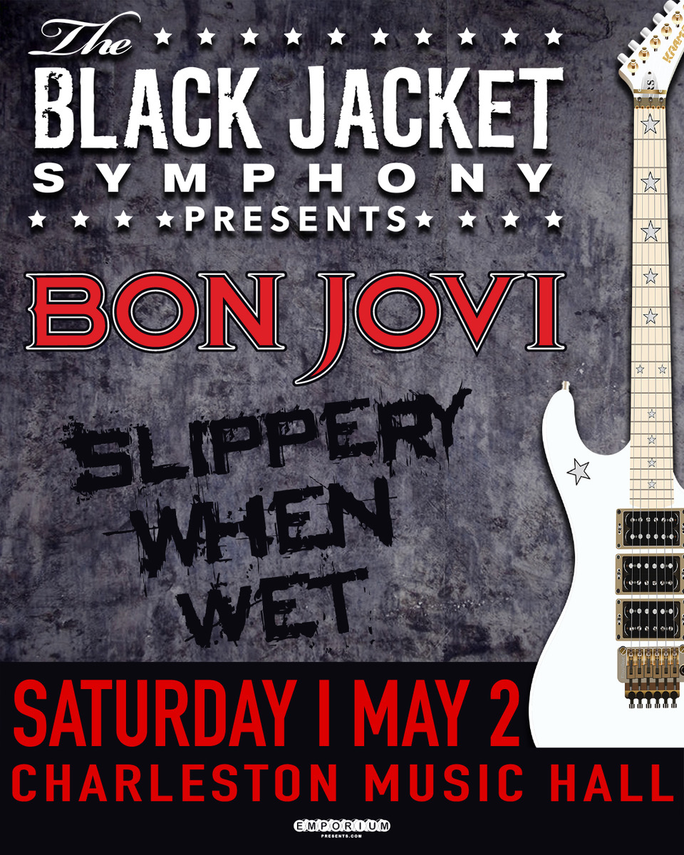 JUST ANNOUNCED ✦ The Black Jacket Symphony
📅 Saturday, May 2, 2026
📍 Charleston Music Hall -Charleston, SC
On Sale 1/23 at 10AM ✧ charlestonmusichall.com