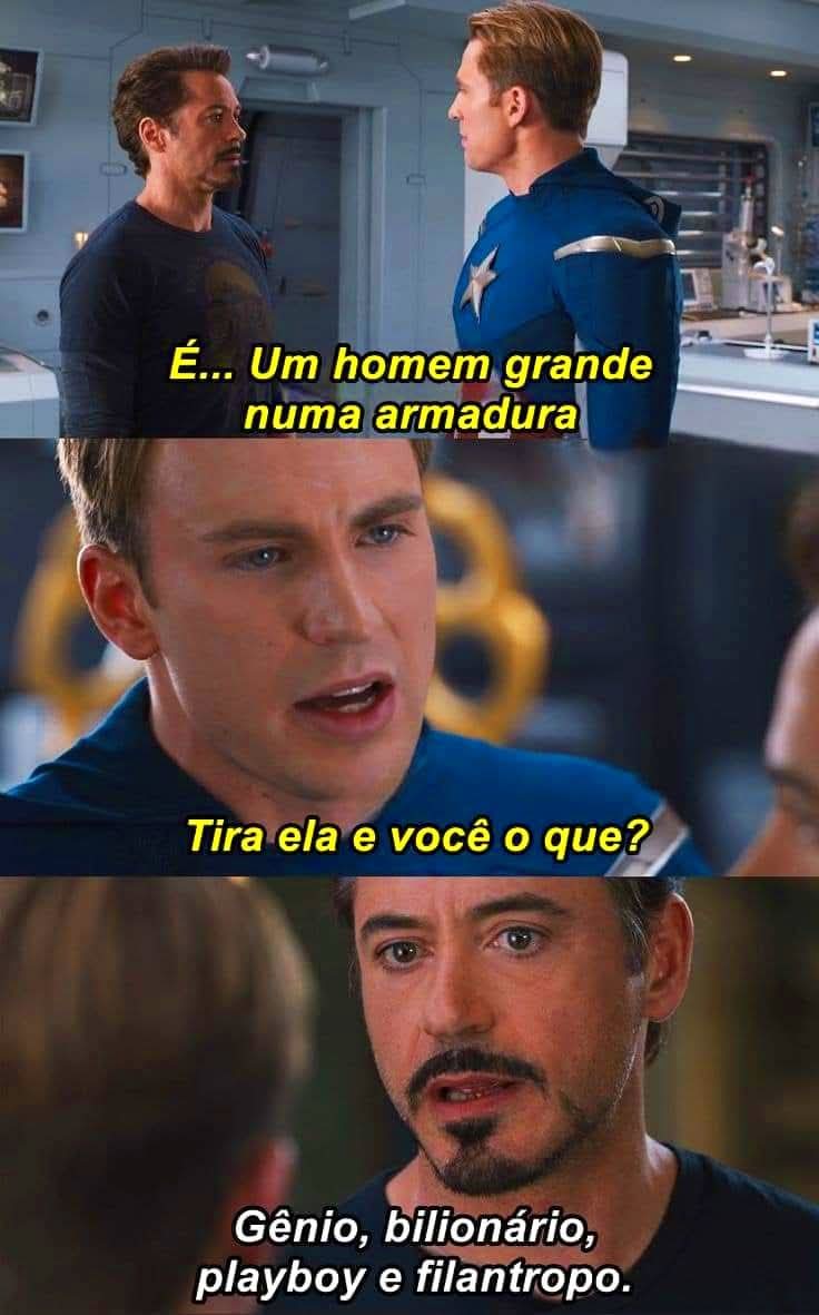 Queria voltar pra época do primeiro filme dos Vingadores