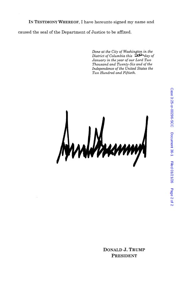 NEW: Trump last week pardoned ex-Puerto Rico Gov. Wanda Vázquez for the felony bribery case for which she was arrested in 2022, but not the misdemeanor campaign finance case to which she pleaded guilty in 2025.

Trump quietly issued her a new pardon for the misdemeanor yesterday.