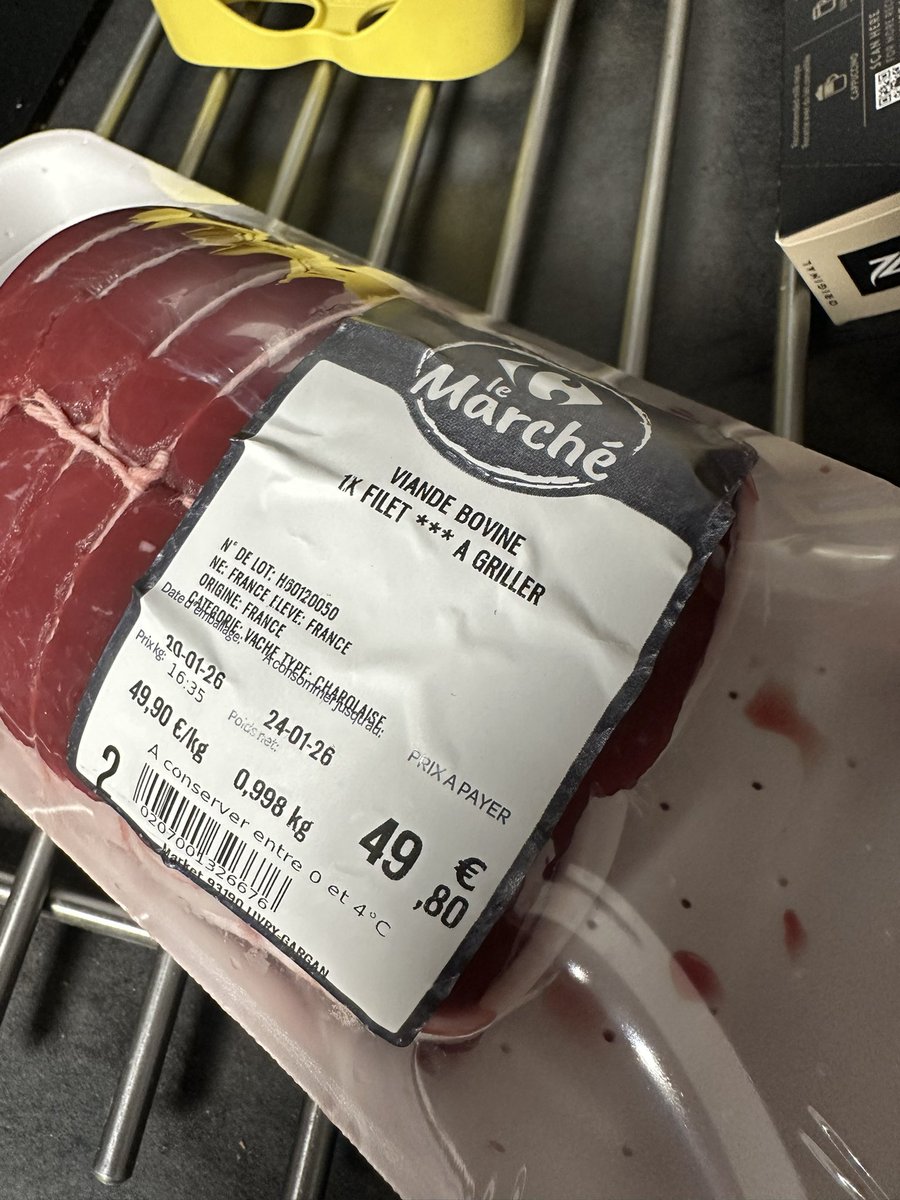 50 euros le filet…
On marche sur la tête.