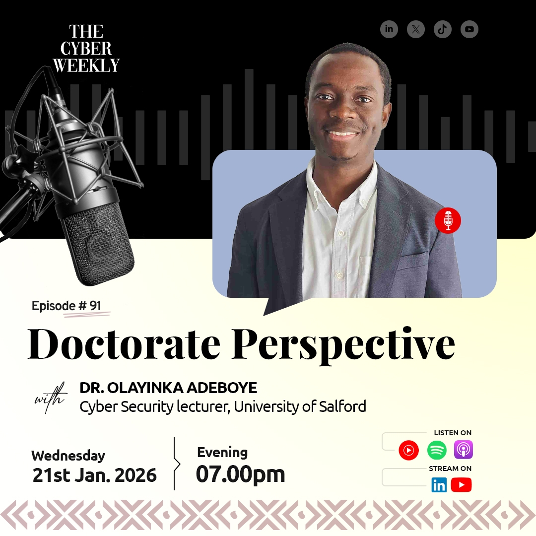 🎙️ New episode!
 <a href="/deookello51/">deo okello</a>  &amp; <a href="/angellamukasa_/">Angella</a>  speak with Olayinka Adeboye, PhD on his cybersecurity journey, AI’s role in security, and advice for aspiring professionals 🔐🤖
▶️ Watch: youtube.com/watch?v=pTLBNP…
#CyberSecurity #AI #Podcast
