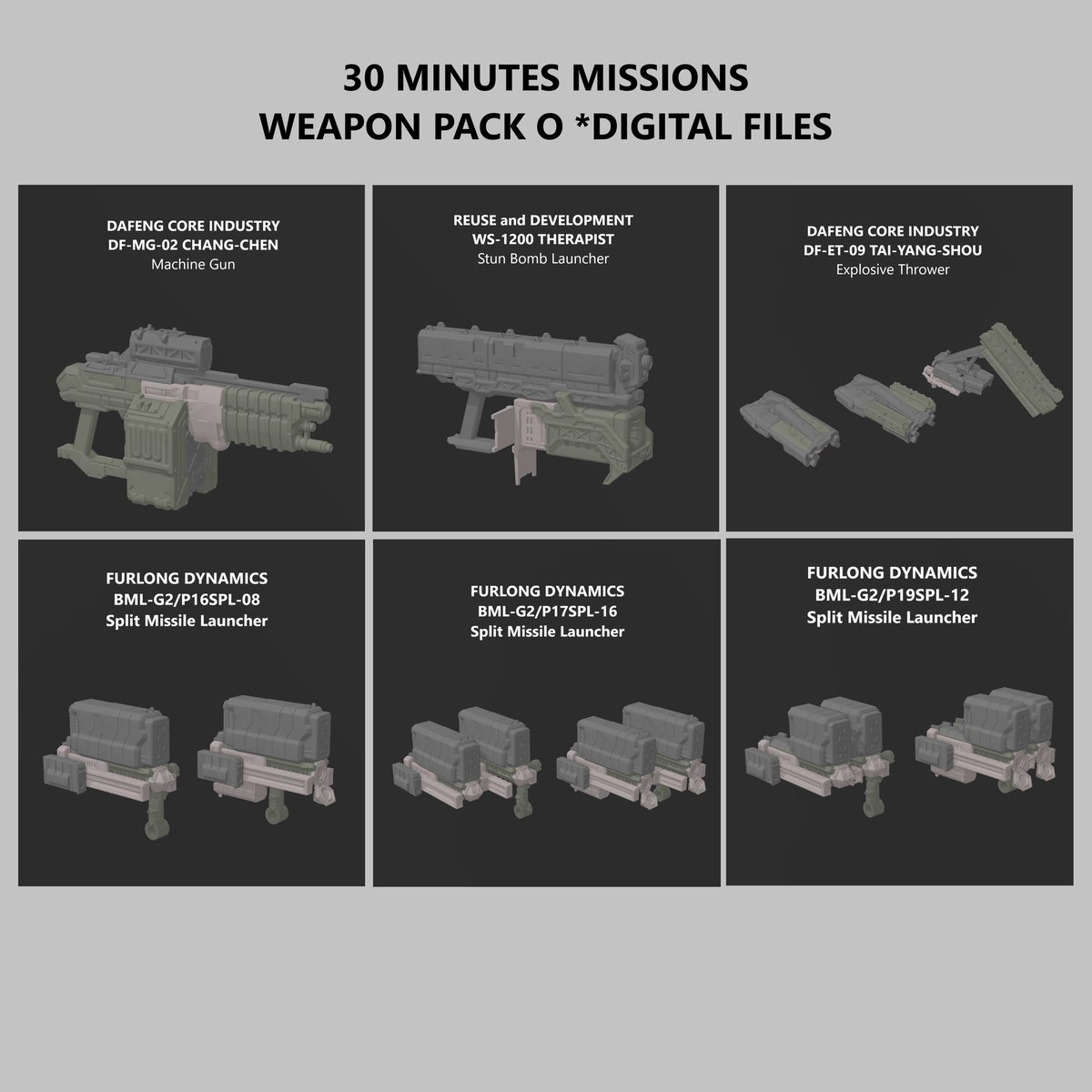 cas_craft_3d's tweet image. Weapon Pack O Now Available 

Files and prints here:
linktr.ee/casuallycrafte…

#armoredcore6 #armoredcore #アーマードコア #アーマードコア6  #armoredcorevifiresofrubicon  #30minutesmissions