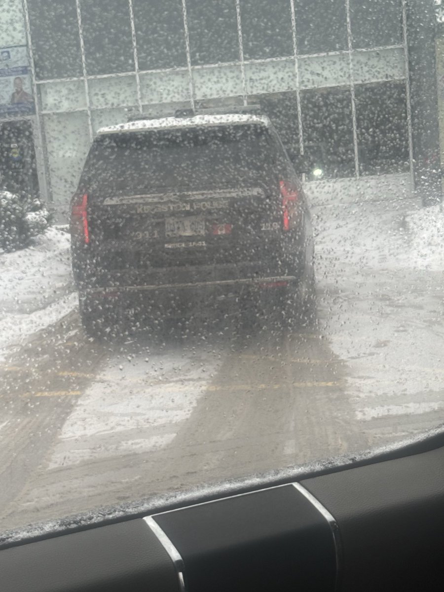 sibby19's tweet photo. @KingstonPolice @cityofkingston I guess it’s okay for police officers to block the wheel chair ramps so now we can’t get to our appointment at 115? Cause your officer needed to get his pizza on time? Look good on you guys!!!! Keep up the good work. https://t.co/S6cMm2SEY3