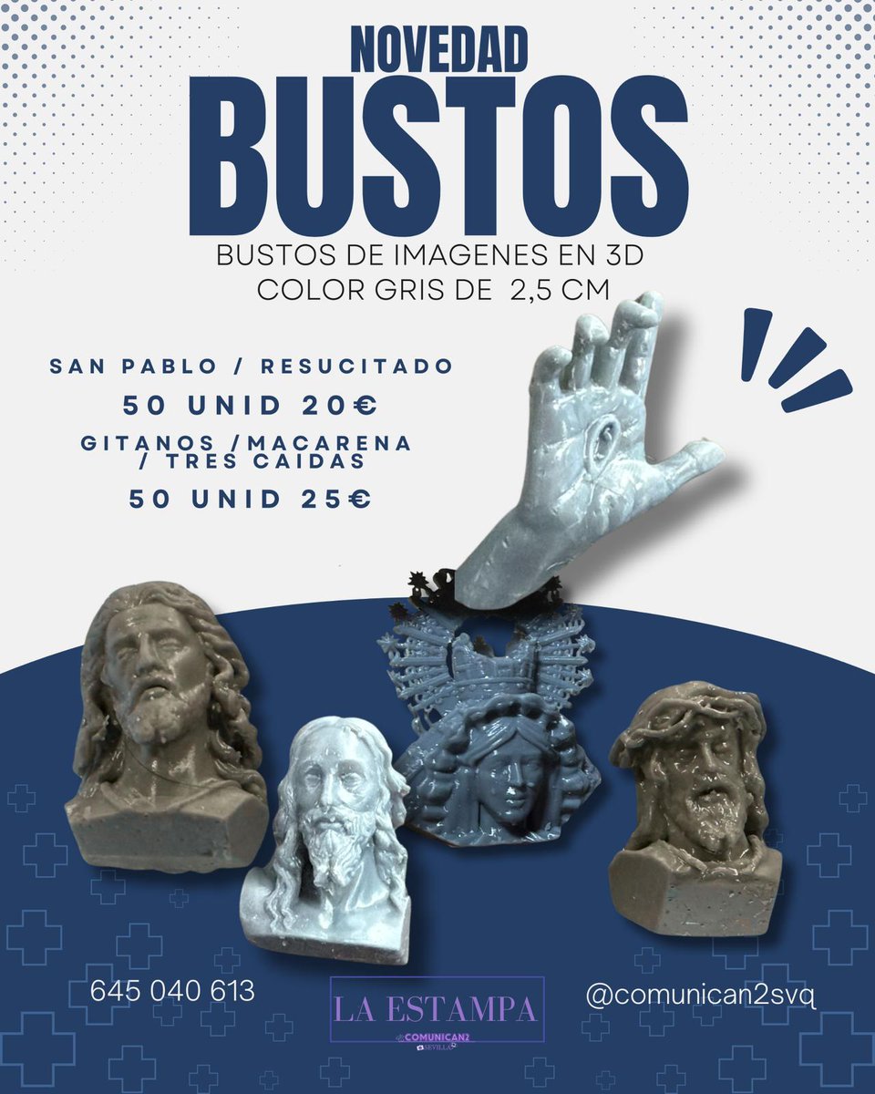 comunican2svq's tweet image. ¡Cofrades, ya estamos aquí! 

Info &amp;amp; pedidos por WhatsApp en el 645040613 

Envíos a toda España 

#TDSCofrade #semanasanta #ssanta