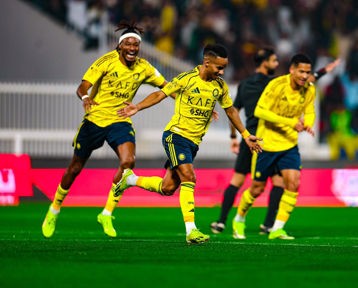 AlNassrFC_EN's tweet image. Ghareeb opens the scoring 💥💛