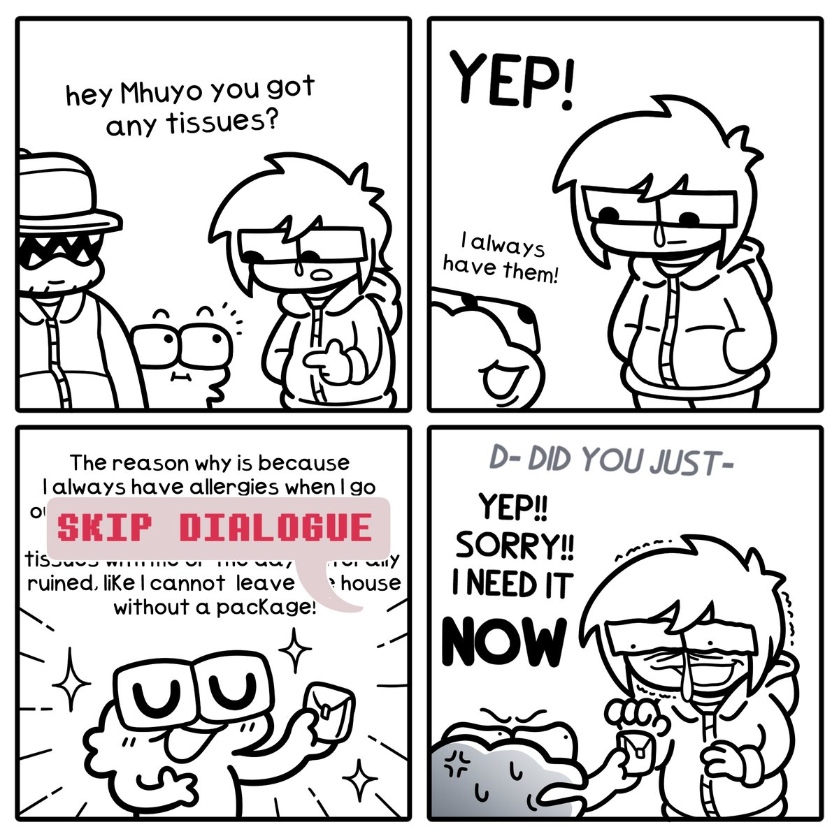 Mhuyo's tweet image. bro treated me like an NPC