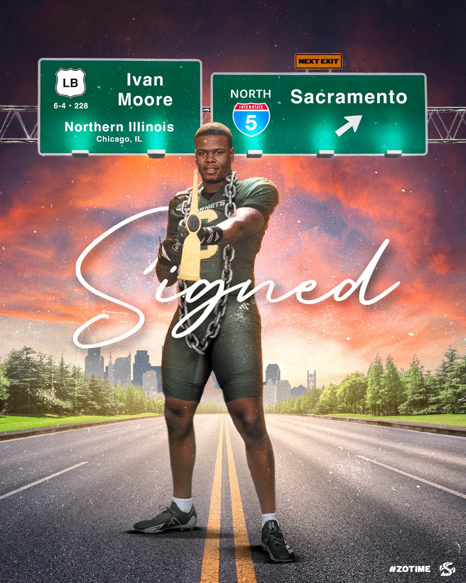 𝙎𝙄𝙂𝙉𝙀𝘿: 𝙄𝙑𝘼𝙉 𝙈𝙊𝙊𝙍𝙀, 𝙅𝙍., 𝙇𝘽
• Attended Northern Illinois for two years.
• Played in five games in 2025; redshirted in 2024.
• Had 57 tackles as a senior at Kenwood Academy in Chicago.