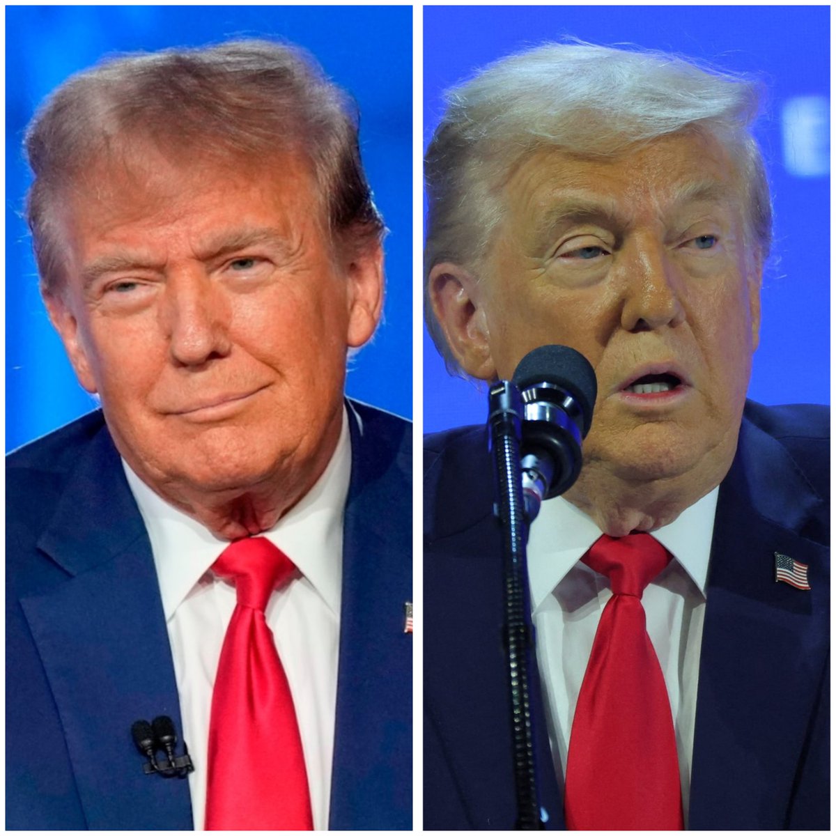 ChrisDJackson's tweet photo. Trump 2024 vs. Today.

The guy is not well. https://t.co/k6MolS88kF